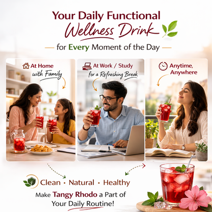 Tangy Rhodo – Instant Healthy Drink Premix (12 Servings)